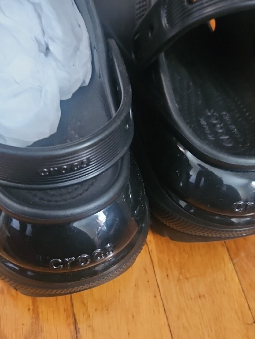 CROCS Classic Mega Clog in Black - Picture 3 of 6